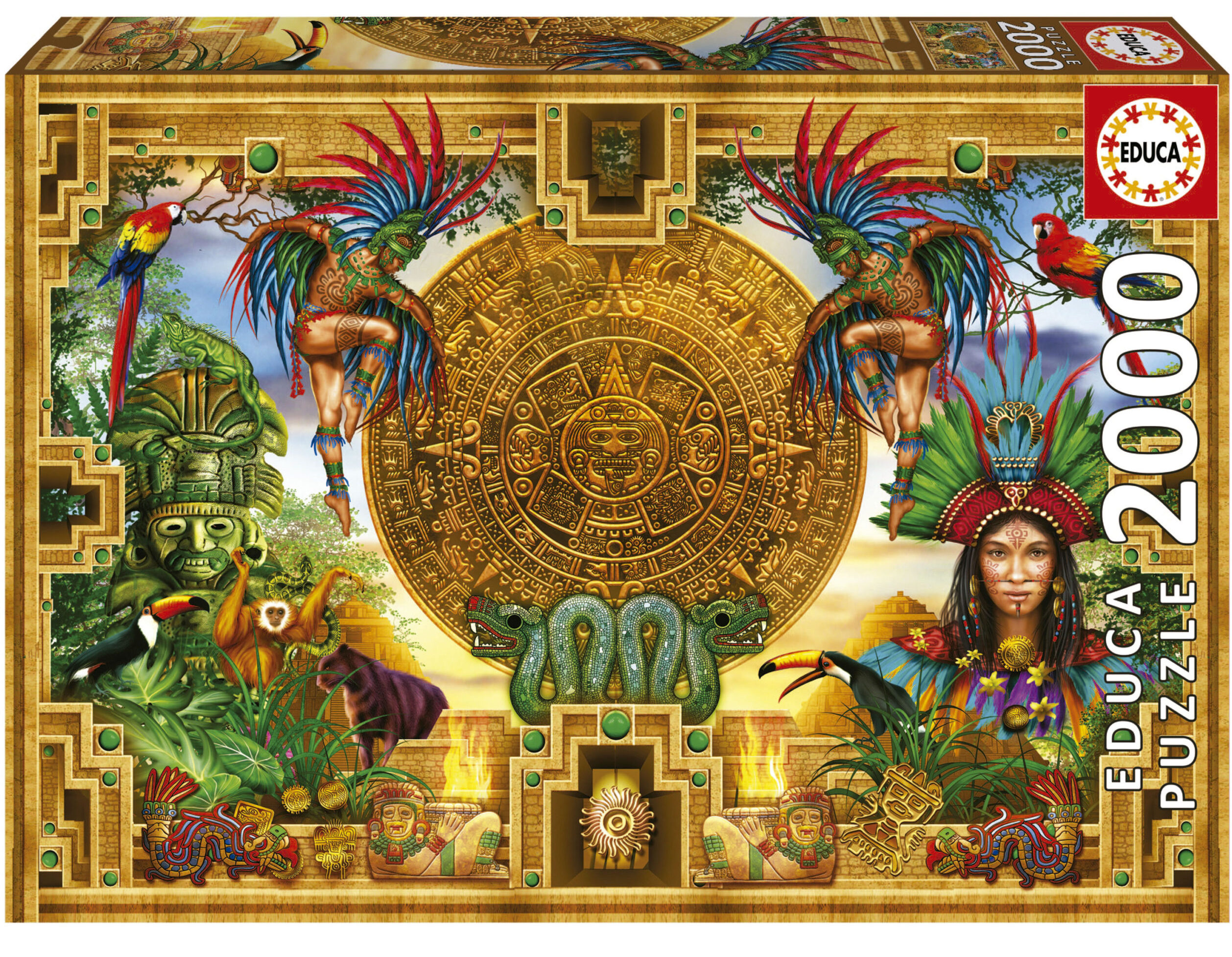 Marchetti: Azteker og Mayakulturen, 2000 brikker