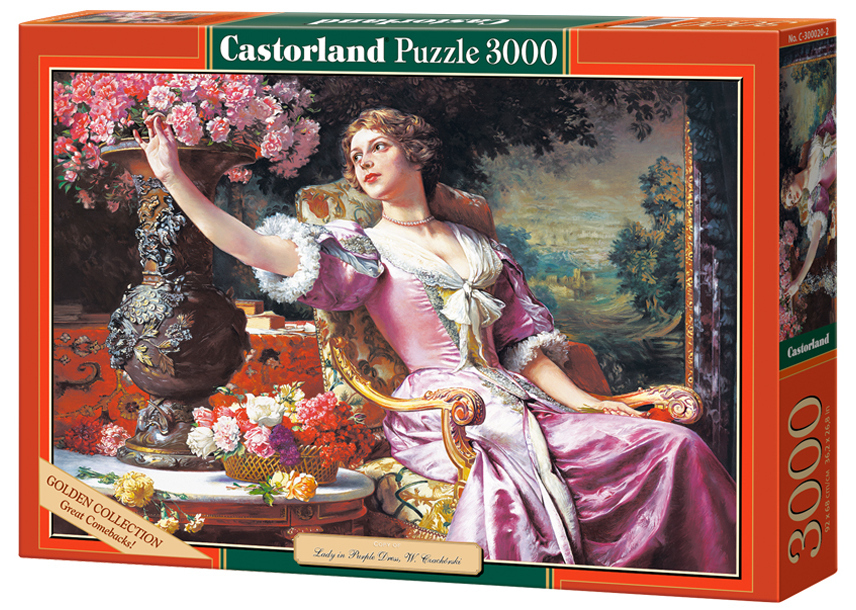 Kvinden og blomsterne, 3000 brikker