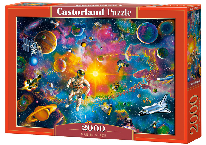 Chesterman: Astronauten på eventyr, 2000 brikker