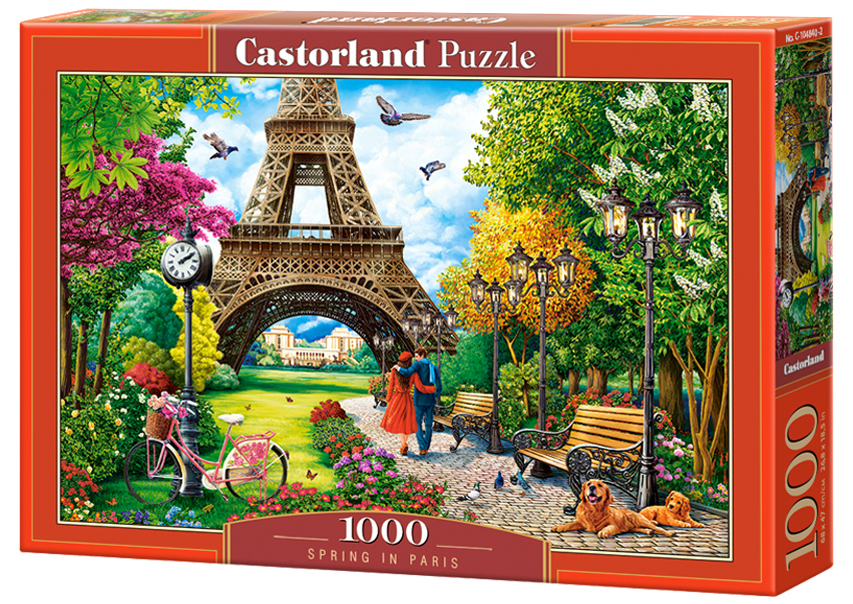 Forår i Paris, 1000 brikker
