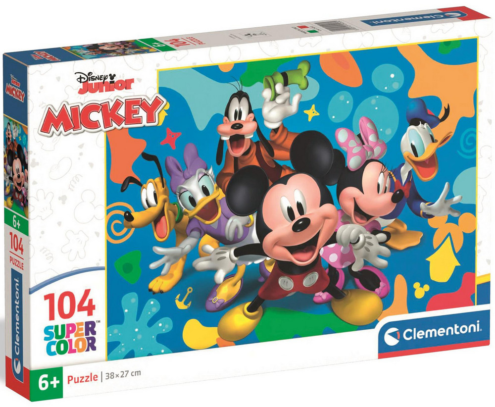 Disney: Mickey og venner, 104 brikker