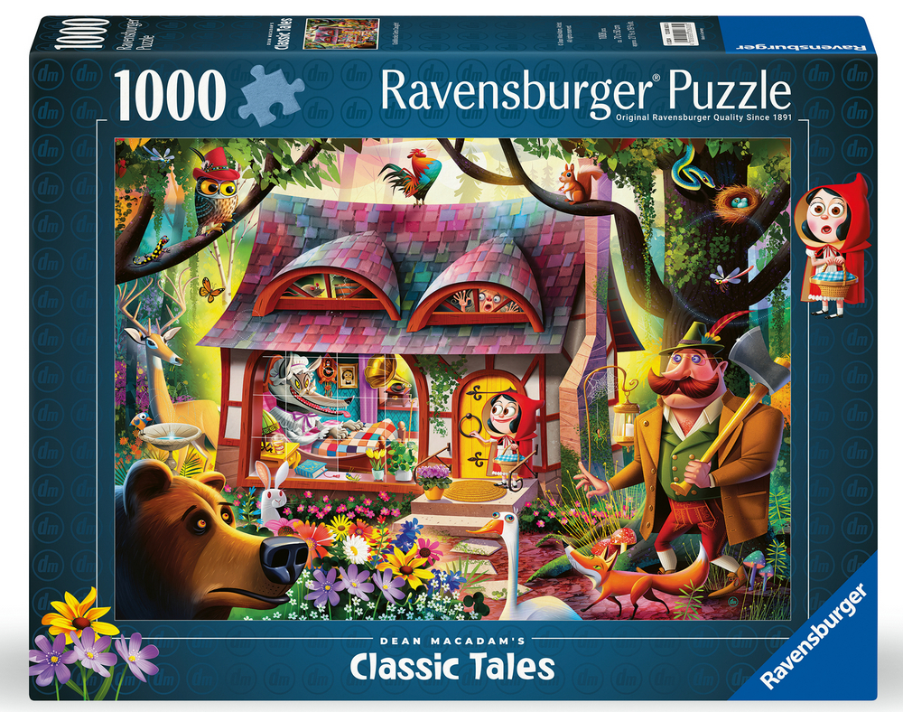 Ravensburger Puslespil - MacAdam: Den lille Rødhætte, 1000 brikker
