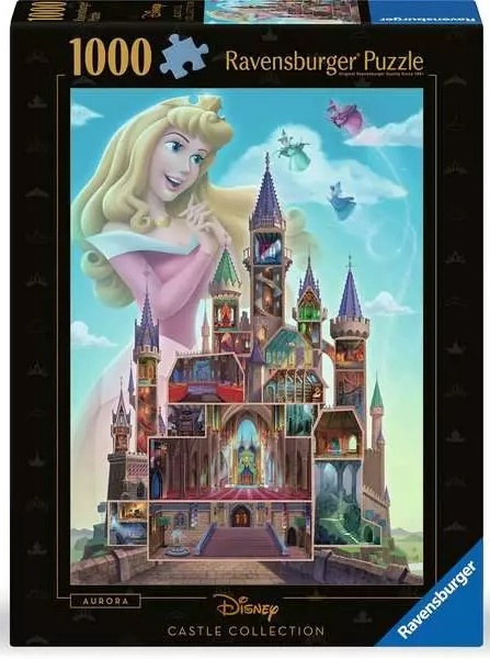Ravensburger Puslespil - Disney slotte: Tornerose, 1000 brikker