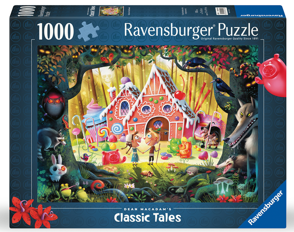 Ravensburger Puslespil - MacAdam: Hans og Grete, 1000 brikker