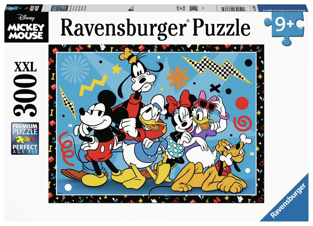 Ravensburger Puslespil - Disney: Mickey Mouse med venner, 300 brikker