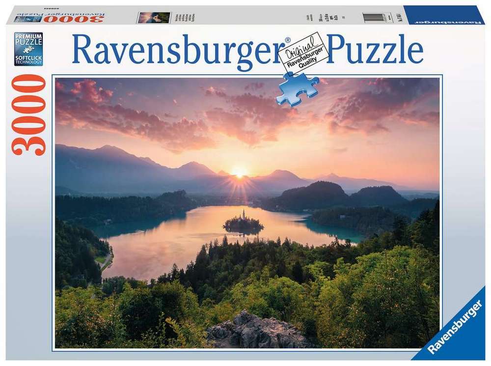 Ravensburger Puslespil - Hefele: Slovenien - Bledsøen, 3000 brikker