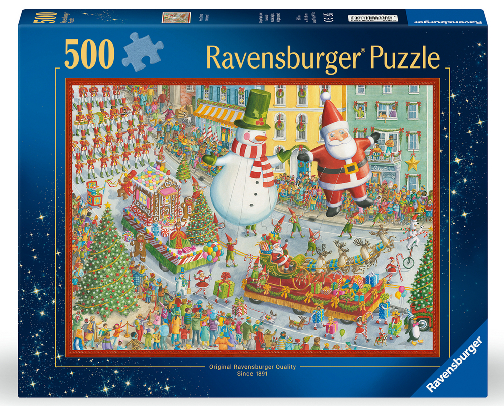 Ravensburger Puslespil - Juleoptoget, 500 brikker
