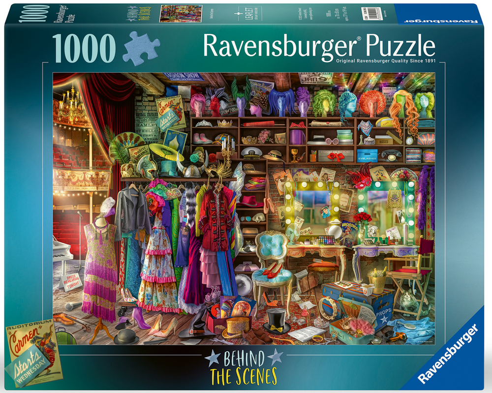 Stewart: Bag kulisserne - Garderoben, 1000 brikker