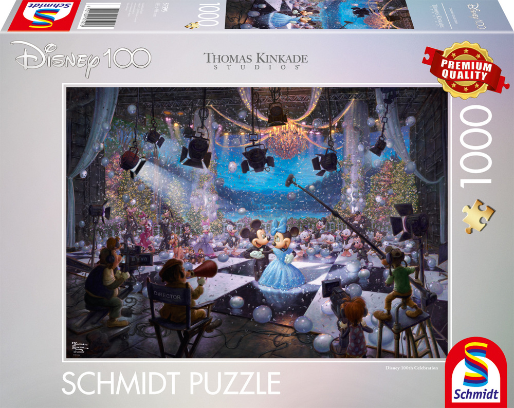 Disney: Kinkade - Gallafest, 1000 brikker