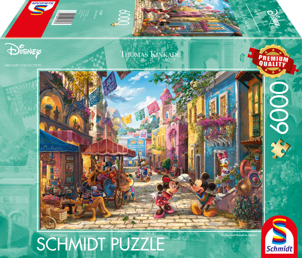 Disney: Kinkade - Mickey & Minnie i Mexico, 6000 brikker