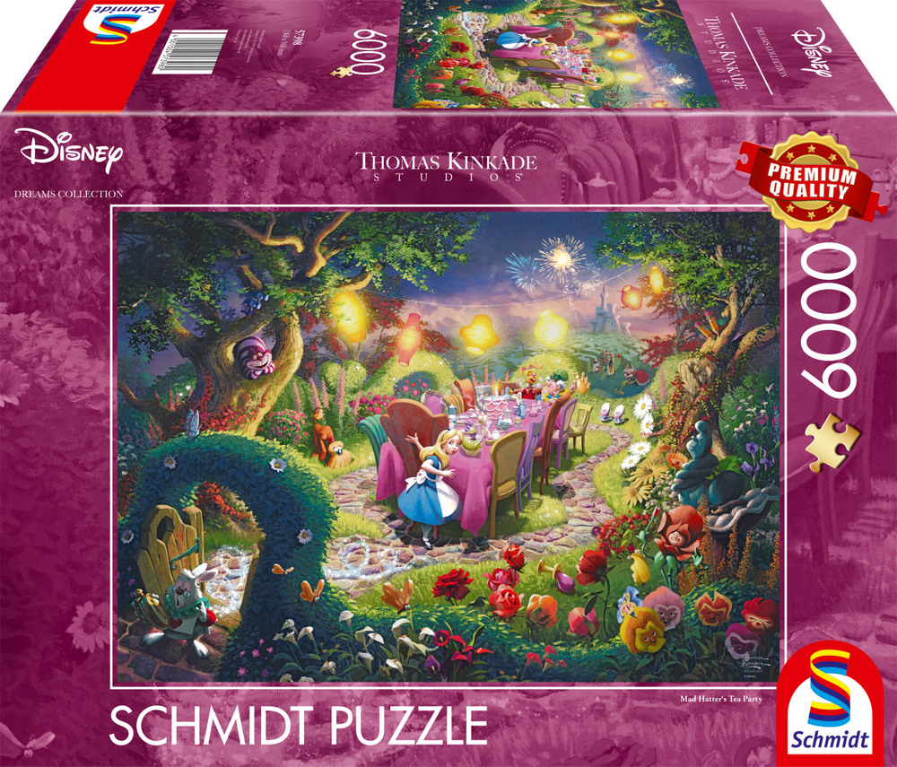Disney: Kinkade - Alice i Eventyrland, 6000 brikker