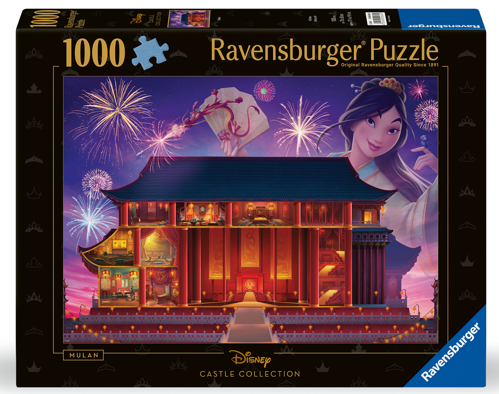 Ravensburger Puslespil - Disney Slotte: Mulan, 1000 brikker