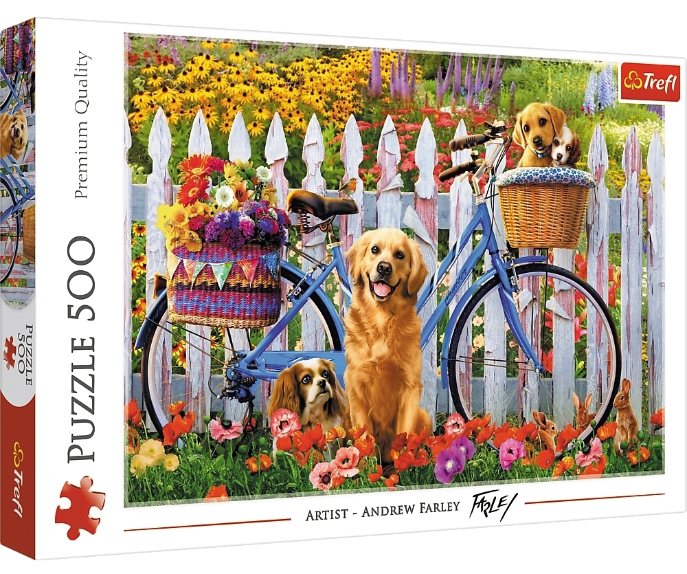 Farley: Hunde på cykelstur, 500 brikker