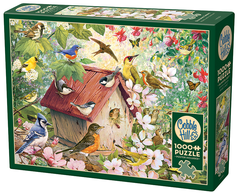 Giordano: Fuglehuset - Blomstrende forår, 1000 brikker