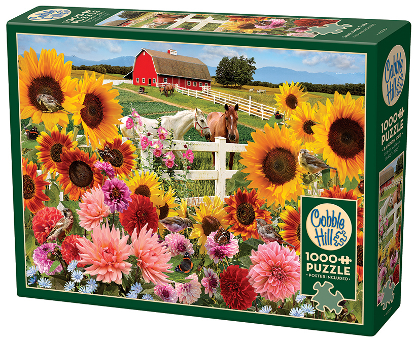 Blomster på landet, 1000 brikker