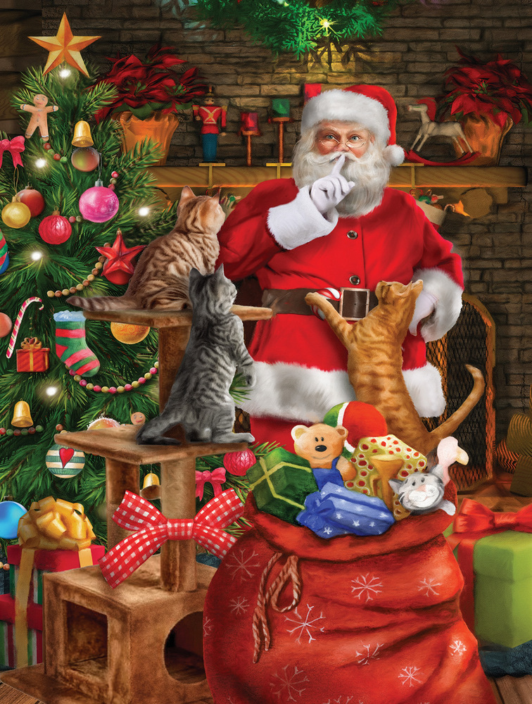 Wood: En kattens jul, 300 brikker