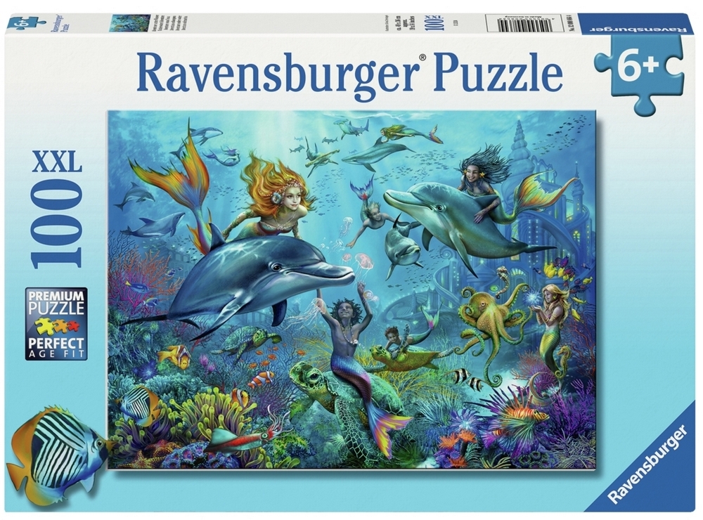 Ravensburger Puslespil - Havfruer, 100 brikker