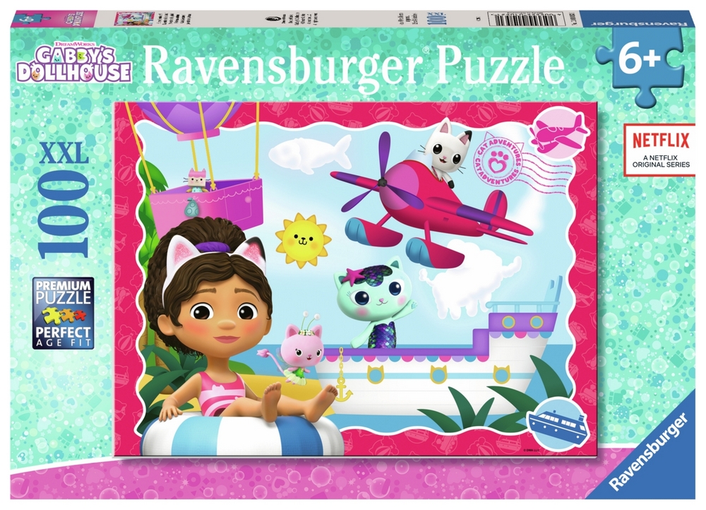 Ravensburger Puslespil - Gabbys Dukkehus, 100 brikker
