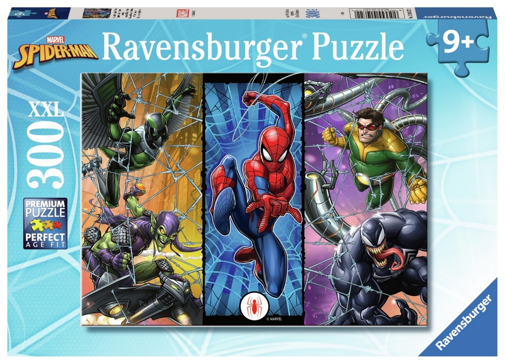 Ravensburger Puslespil - Marvel: Spider-Man - I aktion, 300 brikker