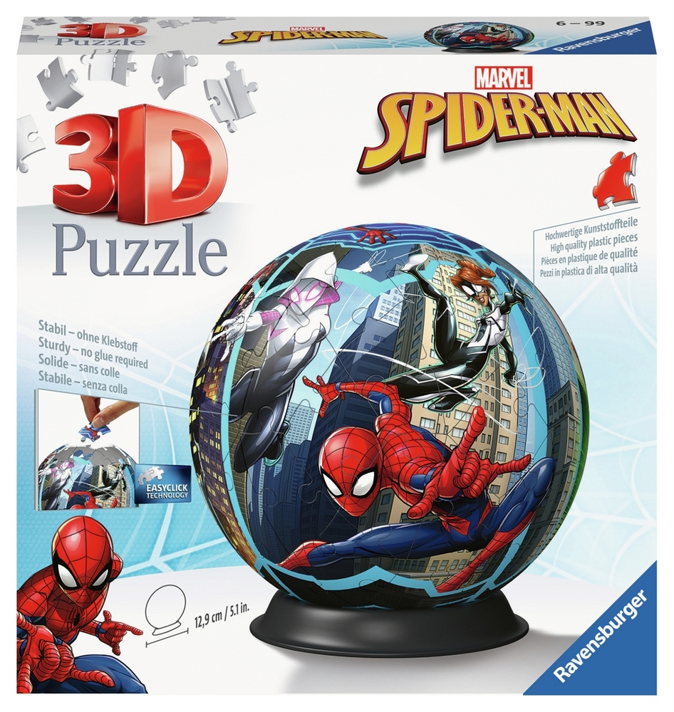 Ravensburger Puslespil - 3D Bold: Marvel - Spider-Man, 72 brikker