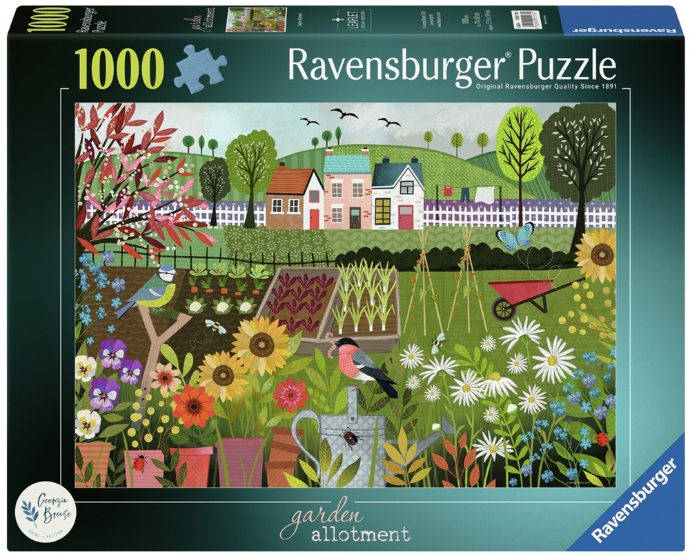 Ravensburger Puslespil - Køkkenhaven, 1000 brikker