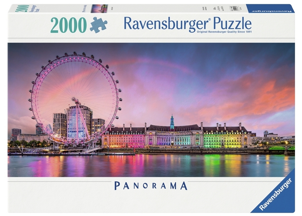 Hefele: London i aftenlyset - Panorama, 2000 brikker