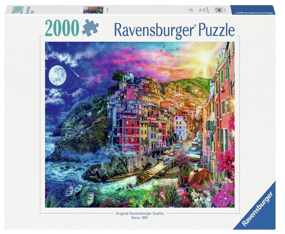 Italien: Farverige Cinque Terre, 2000 brikker