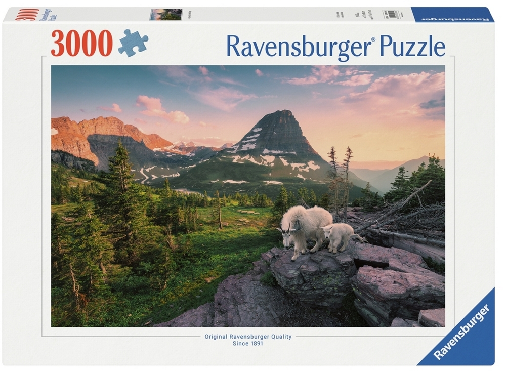 Ravensburger Puslespil - Hefele: Sneged i bjergene, 3000 brikker