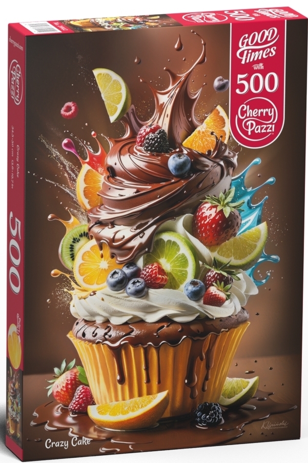 Overdådig cupcake, 500 brikker
