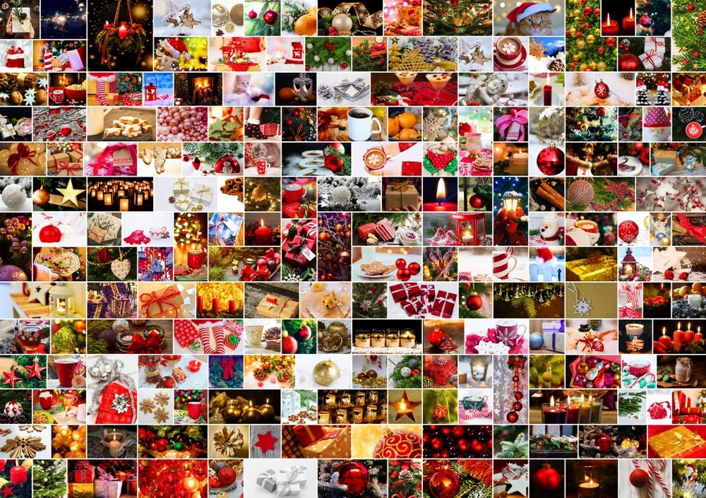 Jul - Collage, 1500 brikker