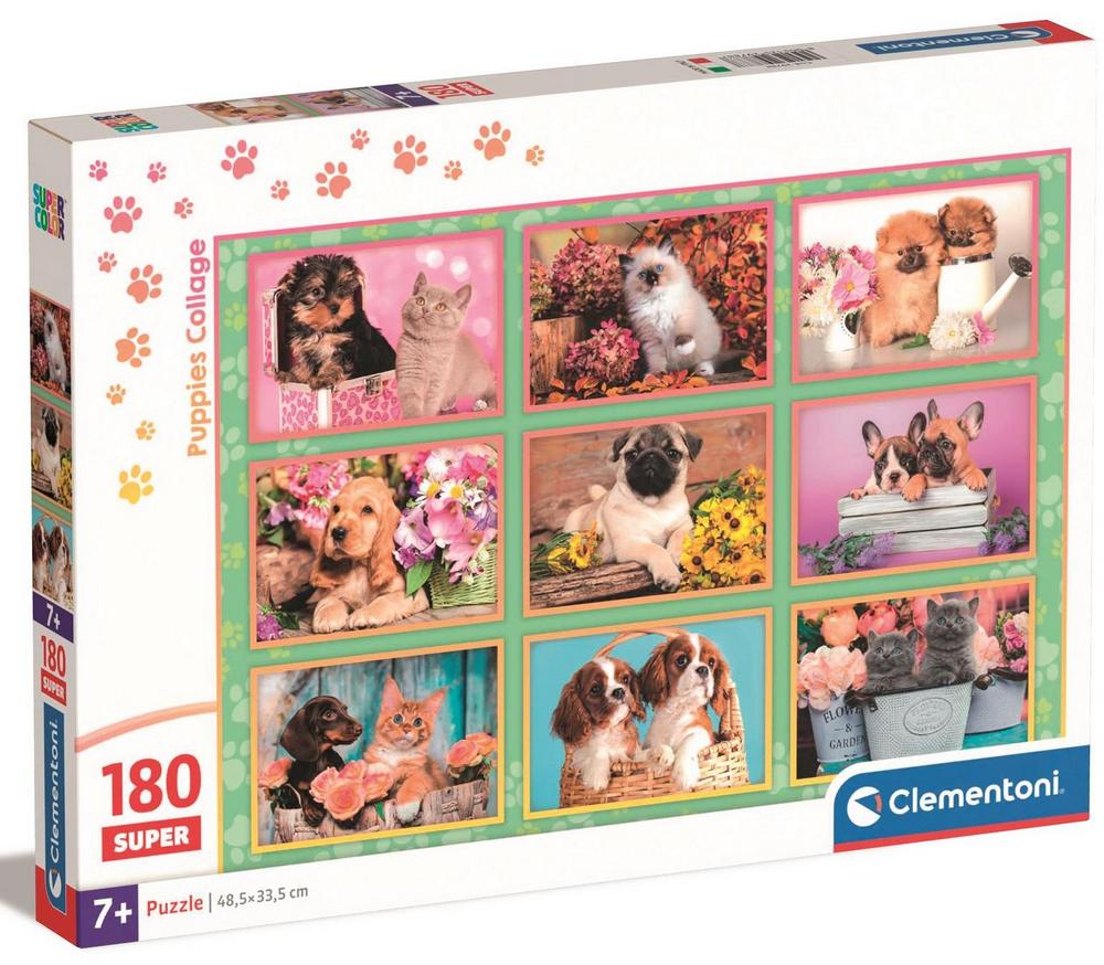 Hunde og katte - Collage, 180 brikker
