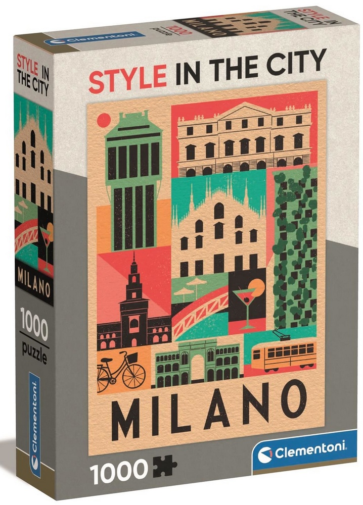 Byer: Milano, 1000 brikker