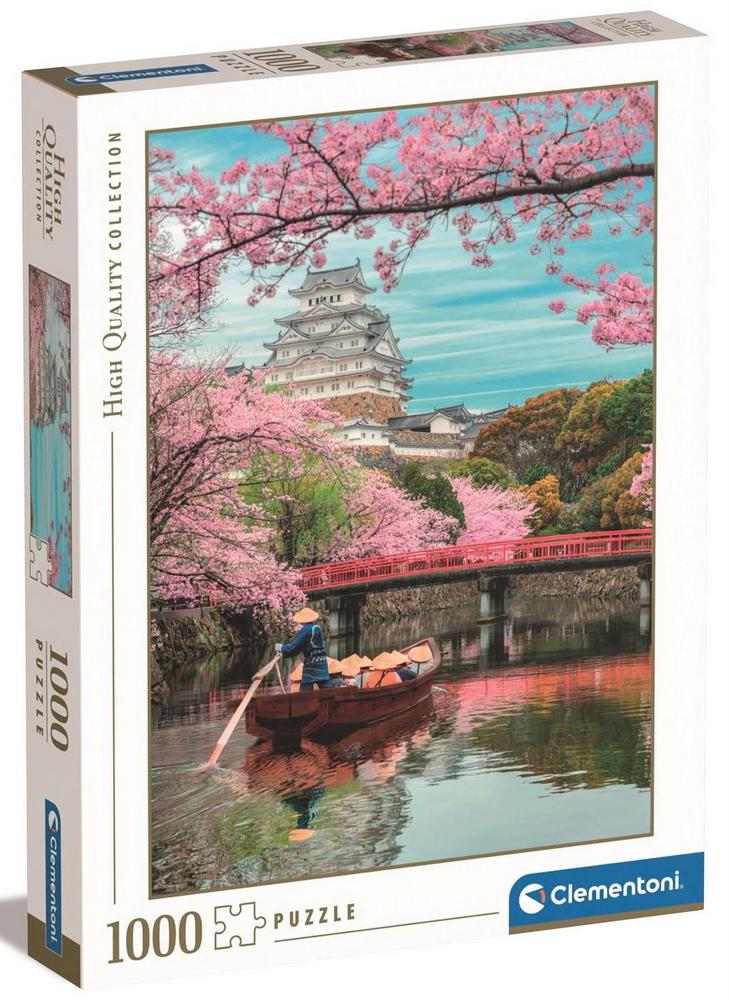 Japan: Himeji-borgen om foråret, 1000 brikker