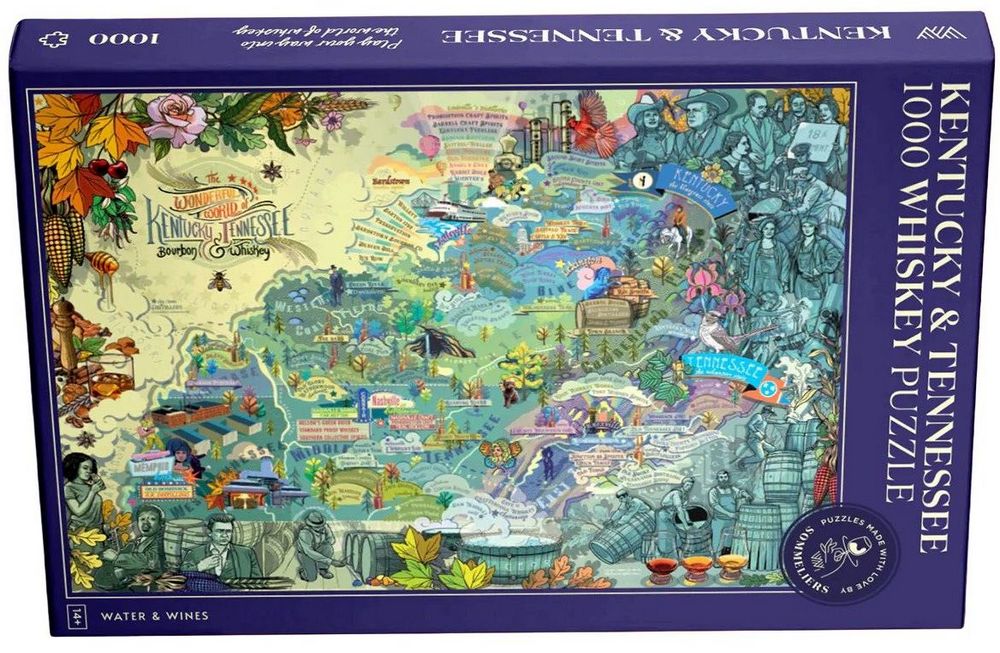 Whisky: Kentucky & Tennessee, 1000 brikker
