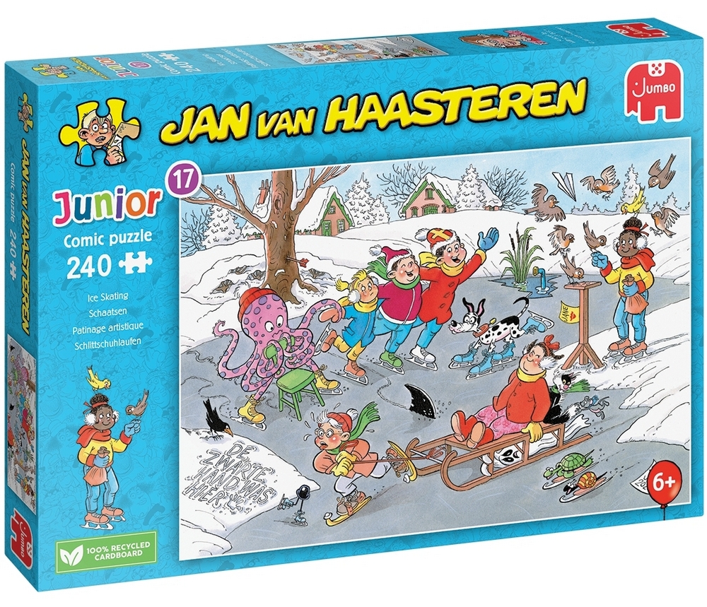 Jan Van Haasteren Puslespil - På skøjtebanen, 240 brikker