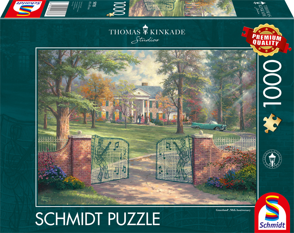 Kinkade: Graceland - 50 års jubilæum, 1000 brikker
