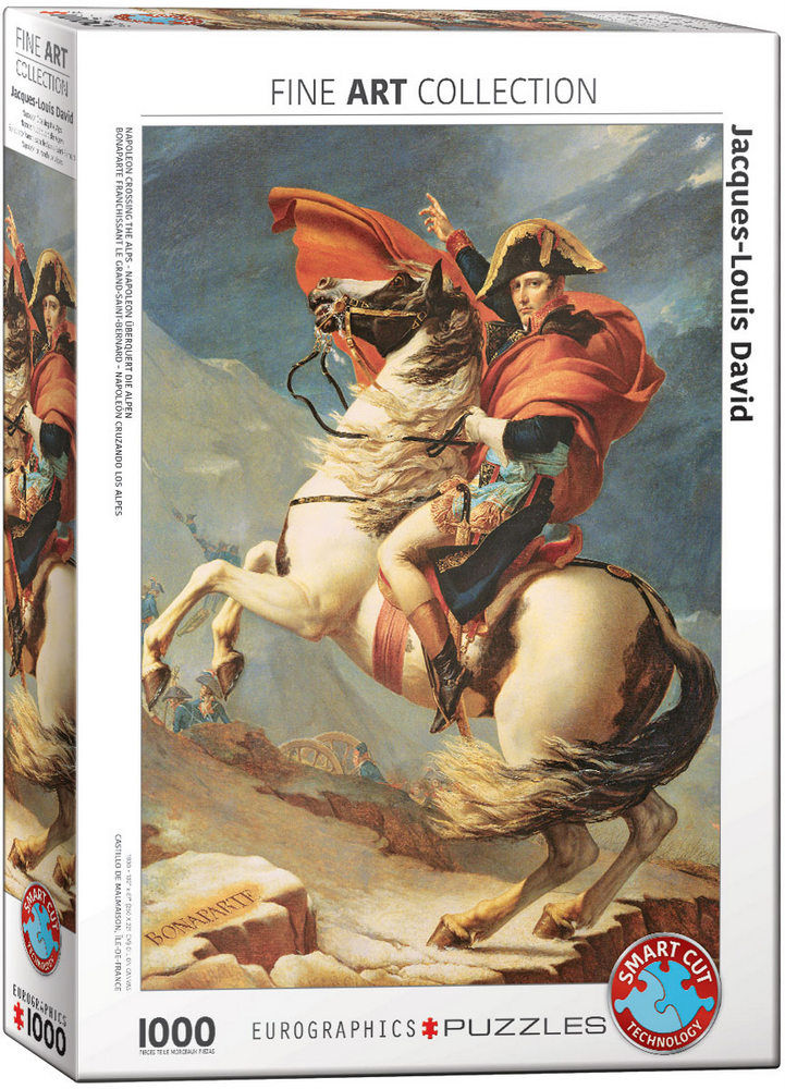 David: Napoleon Crossing the Alps, 1000 brikker