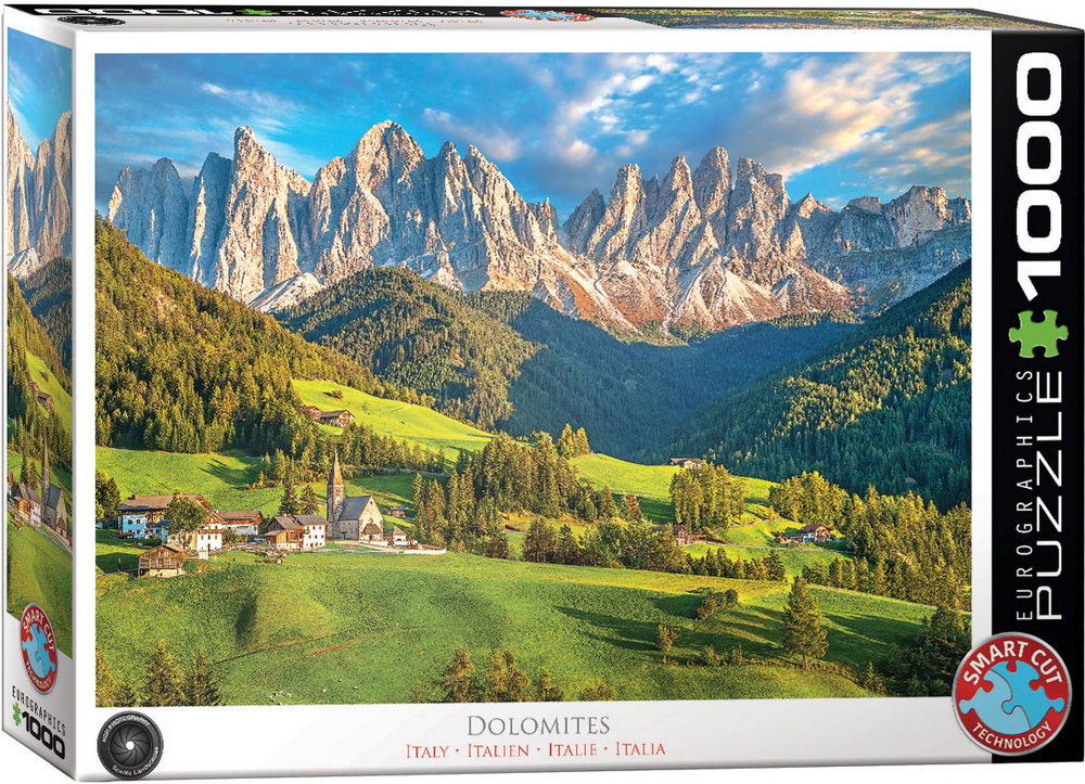 Dolomitterne, Alto Adige - Italien, 1000 brikker
