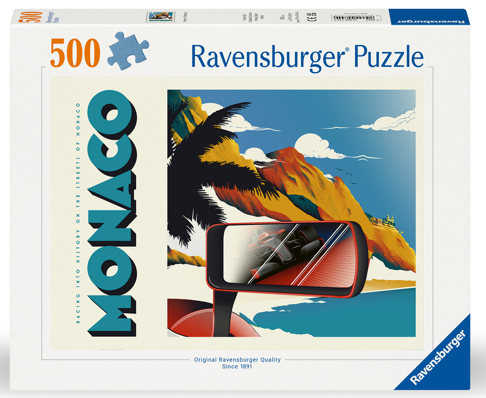 Ravensburger Puslespil - Monaco Grand Prix, 500 brikker