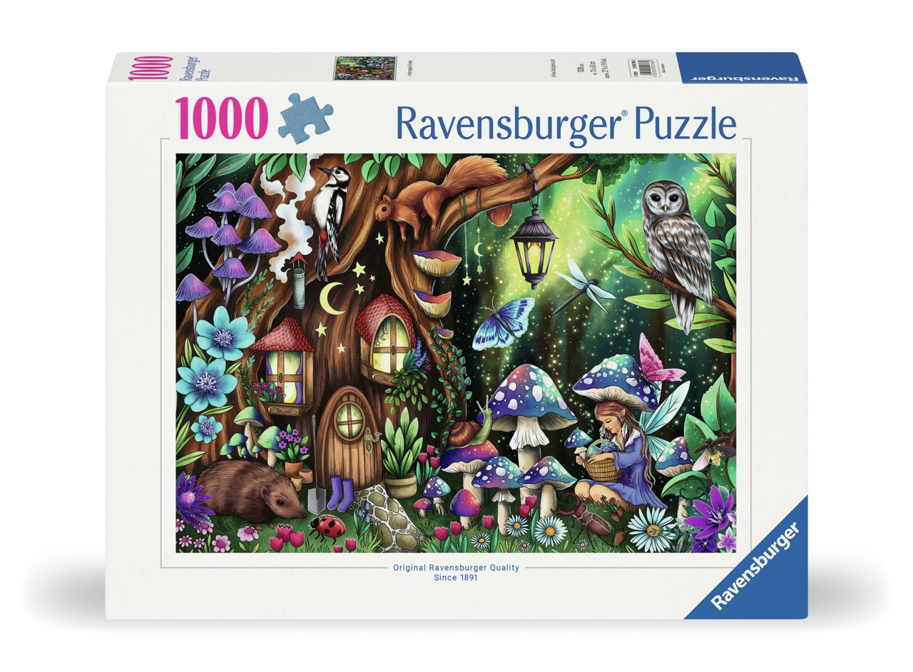 Ravensburger Puslespil - Feen i den magiske skov, 1000 brikker