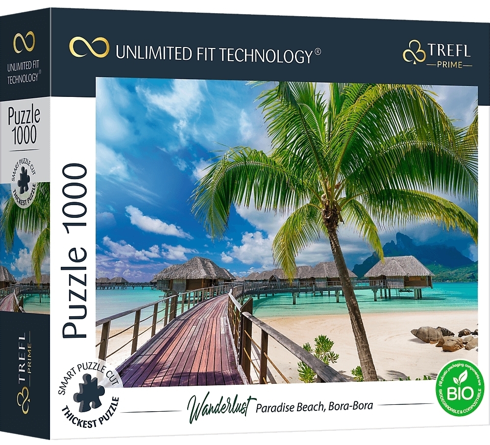 Bora Bora: Strand paradis, 1000 brikker