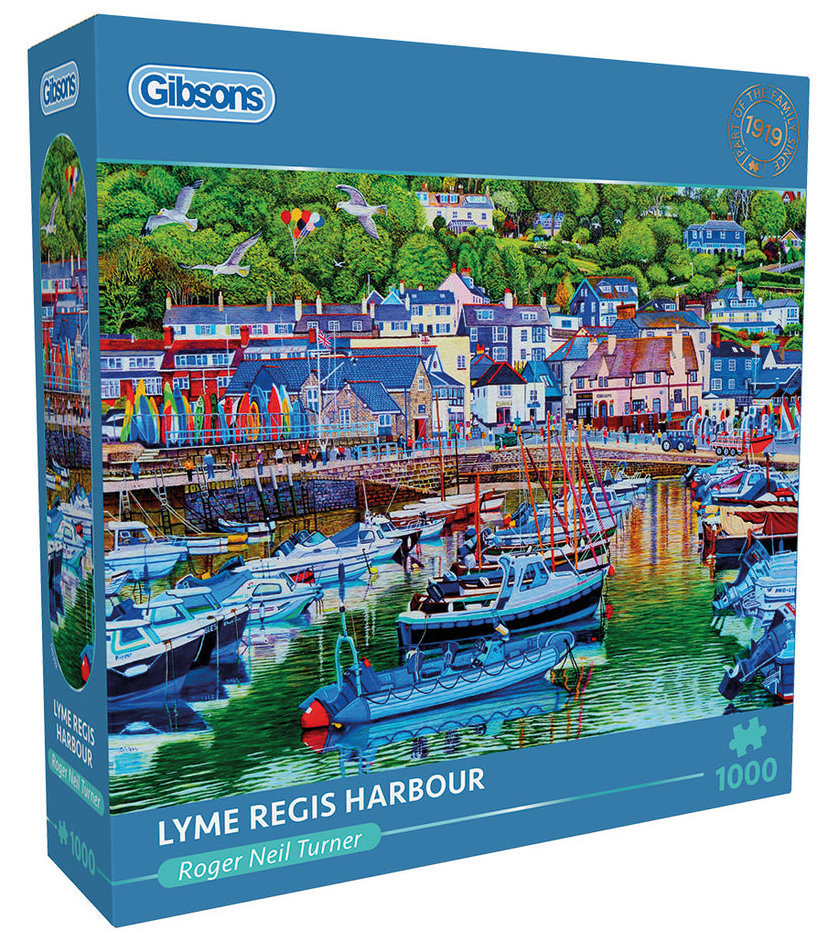 Turner: Havnen i Lyme Regis, 1000 brikker