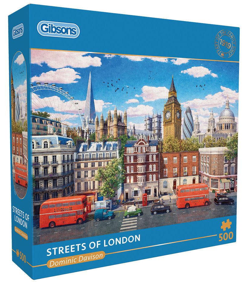 Davison: Londons gader, 500 brikker