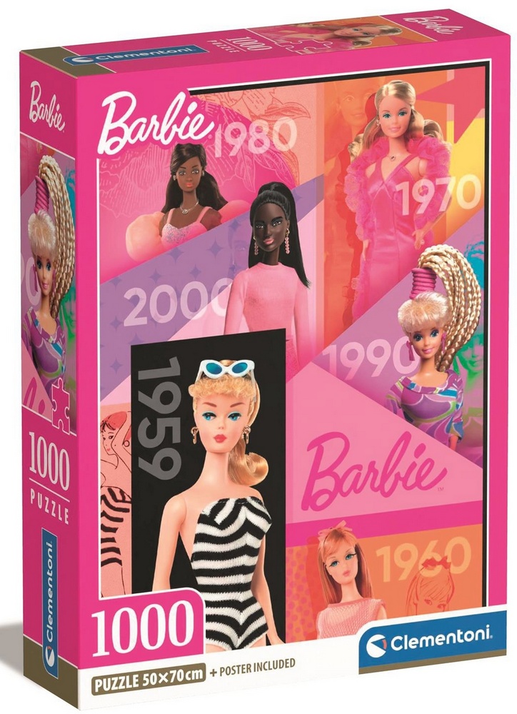 Barbie gennem tiderne, 1000 brikker