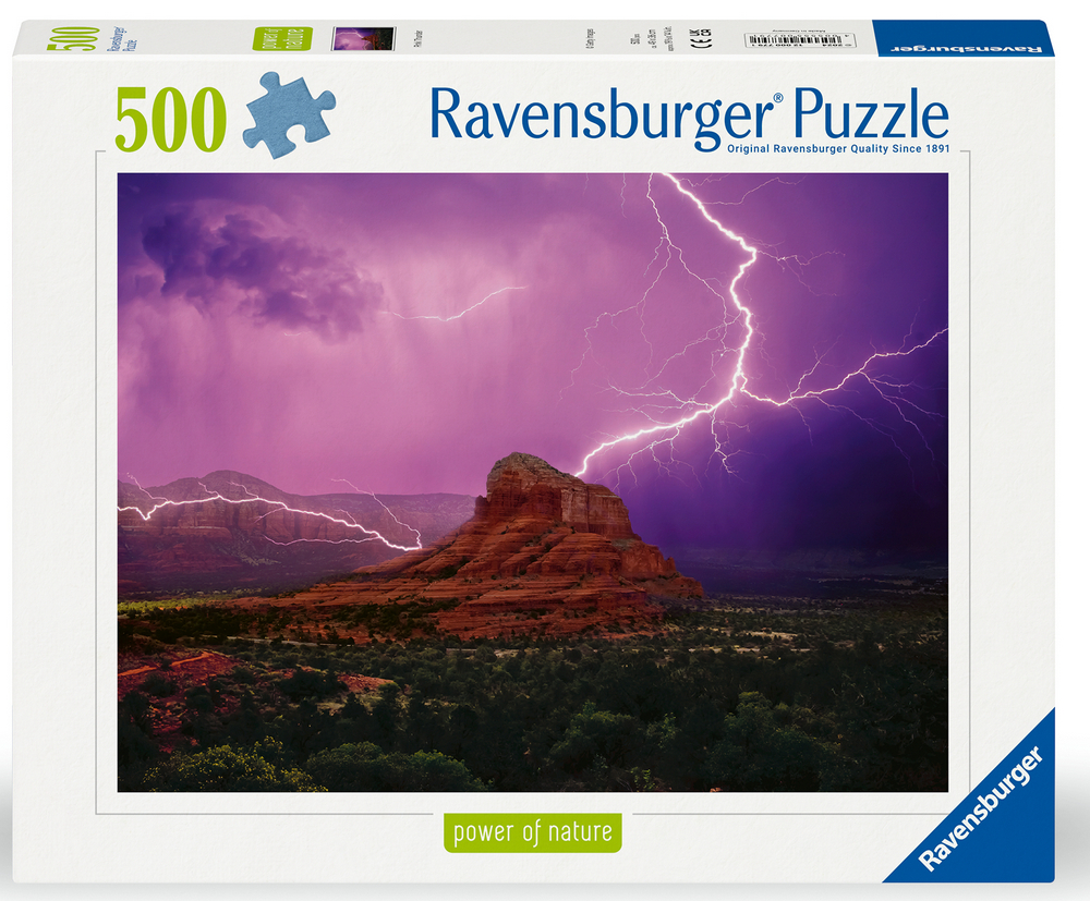 Ravensburger Puslespil - Uvejr, 500 brikker