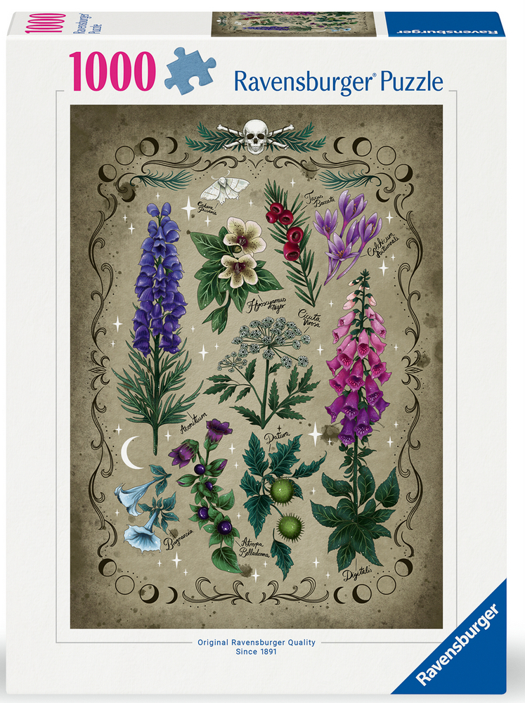 Ravensburger Puslespil - Giftige planter, 1000 brikker