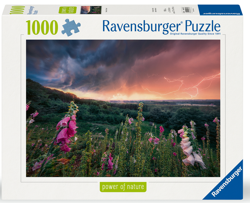 Ravensburger Puslespil - Uvejr, 1000 brikker