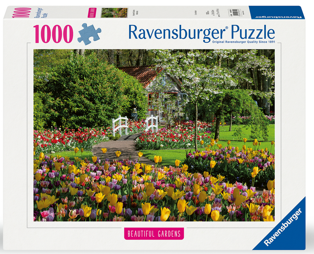 Holland: Keukenhof blomsterpark, 1000 brikker