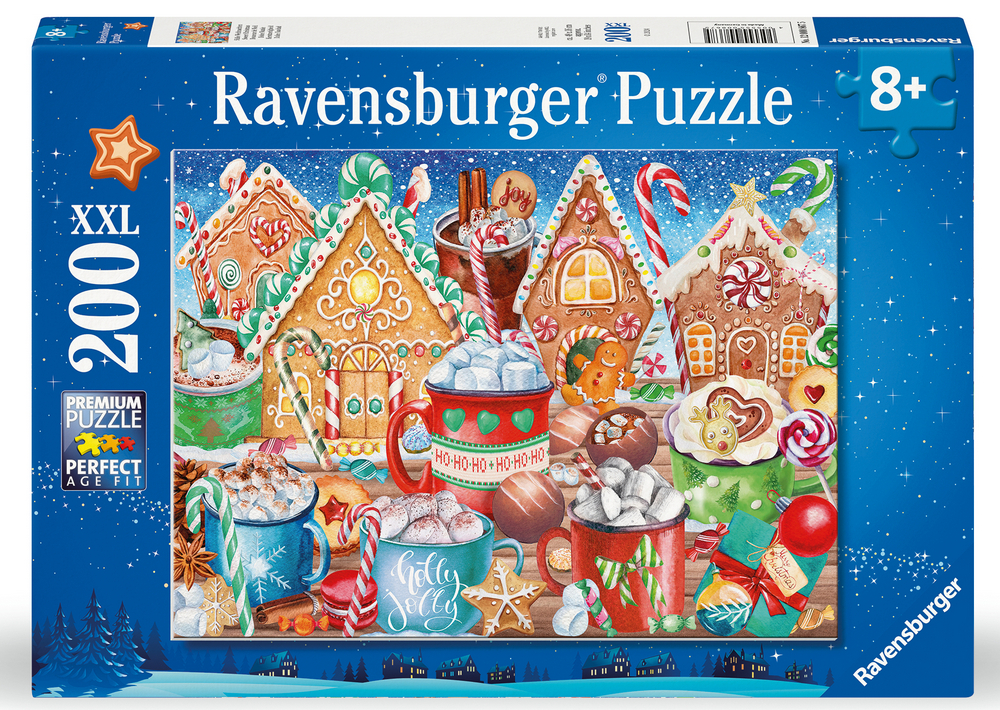 Ravensburger Puslespil - Julens søde sager, 200 brikker