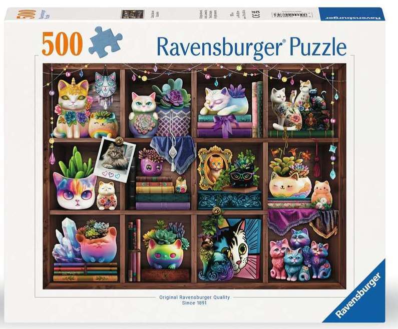 Ashwood: Katte figurer og sukkulenter, 500 brikker